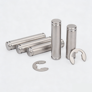 Goupilles de centrage en acier inoxydable de haute précision, goupilles de retenue robustes avec circlips pour la construction et les pièces automobiles - Product Image 4