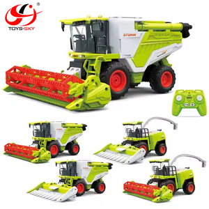 2,4G aleación 1/24 6CH electrónico <span class=keywords><strong>RC</strong></span> coche camión pulverización <span class=keywords><strong>Control</strong></span> remoto granja maíz cosechadora Tractor juguetes conjunto para niños - Product Image 1