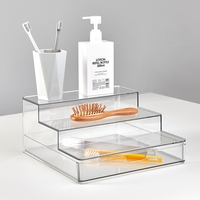 Organisateur tournant DOOSO Lazy Susan pour cuisine, organisateur de garde-manger à 3 niveaux, organisateur d'épices transparent