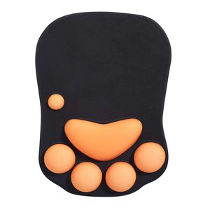 Bantalan <span class=keywords><strong>Mouse</strong></span> kaki kucing, dengan penopang pergelangan tangan lembut sandaran tangan silikon bantal sandaran pergelangan tangan nyaman alas <span class=keywords><strong>Mouse</strong></span> dekorasi meja untuk kantor - Product Image 1