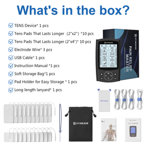 Stimease hàng chục <span class=keywords><strong>7000</strong></span> Pain Relief 40h Cách sử dụng độc lập kênh kép 20 cái miếng đệm hàng chục Máy vật lý trị liệu - Product Image 4