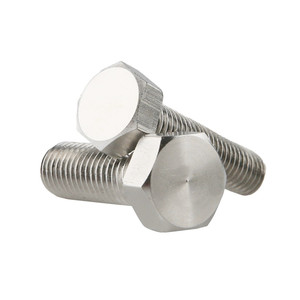 Vis à tête hexagonale en acier inoxydable galvanisé DIN 931 933 8.8, vente chaude en stock de notre usine chinoise - Product Image 3