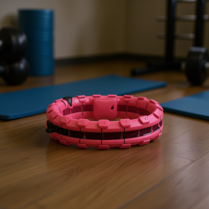 Faja Reductora de Cintura Rosa, 42-44 cm, Equipo de Entrenamiento Mecánico para Pérdida de Peso, Unisex, Estilo Anillo - Product Image 2