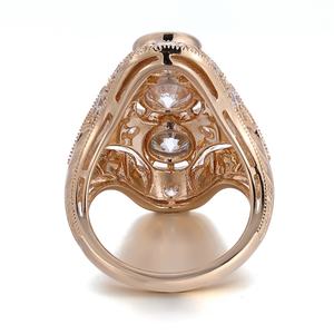 แหวนฮิปฮอปสุดหรูสั่งทำพิเศษ แหวนทอง 18k ทรงกลม แหวนแชมป์ ดีไซน์มงกุฎ แหวนเพชรเลี้ยงในห้องปฏิบัติการ สำหรับผู้ชาย ของขวัญสำหรับงานปาร์ตี้ - Product Image 3