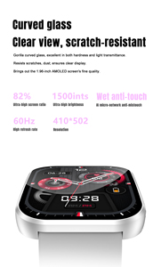 Elegante <span class=keywords><strong>Smartwatch</strong></span> Ultra-Sottile con Schermo AMOLED HD da 1,96 Pollici, Monitoraggio del Sonno 2.5D, <span class=keywords><strong>Orologio</strong></span> Intelligente per Donne - Product Image 6