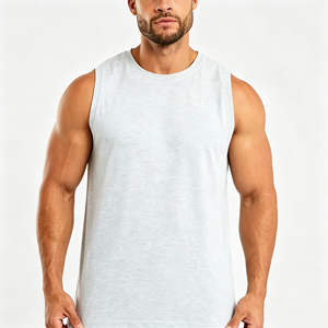 Camiseta sin Mangas Personalizada con Logotipo del Proveedor, Camiseta Deportiva de Algodón para Hombre, para Entrenamiento Muscular, Running, Gimnasio, Fitness - Product Image 6