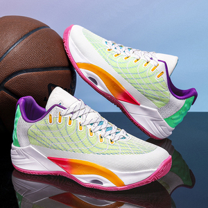 Chaussures de basketball respirantes pour hommes, taille 13 (47), légères, amortissantes, baskets athlétiques montantes pour la gym, idéales pour les pieds larges - Product Image 5