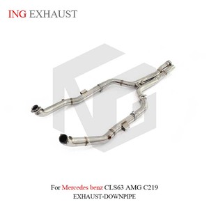 Nuovo Sistema di Scarico ad Alto Flusso 6.2L Downpipe per Mercedes-Benz CLS63 AMG <span class=keywords><strong>C219</strong></span> Senza Scudo Termico Accessori Auto - Product Image 6