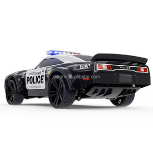 1/16 RC impermeabile della polizia <span class=keywords><strong>Muscle</strong></span> Drift <span class=keywords><strong>Car</strong></span> 2.4G 4WD veicolo da corsa ad alta velocità con i fari degli occhi di angelo demone - Product Image 5