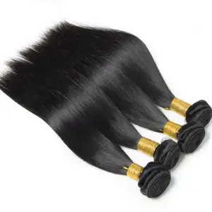 Đầy đủ lớp biểu bì phù hợp tóc bó Nhà cung cấp bán buôn chồn Brazil Trinh Nữ thẳng dệt tóc con người