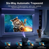 Projecteur LCD FlixTone D11 Master 4K UHD 3700 Lumens ANSI 20W*2 Haut-parleurs HIFI STEREO Android 3D Ready Home Cinéma