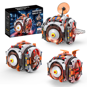 Robot rotatif dynamique 3-en-1 avec application, blocs de construction, lumière LED, <span class=keywords><strong>jouet</strong></span> éducatif STEM DIY pour enfants, cadeau pour garçons - Product Image 6