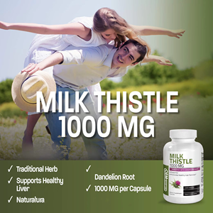 Чертополоха 1000 мг Силимарин Марианум Одуванчик корень капсулы экстракт расторопши капсулы - Product Image 5