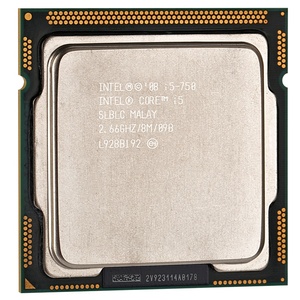 Gốc Cho Intel Core <span class=keywords><strong>I5</strong></span> <span class=keywords><strong>750</strong></span> Bộ Vi Xử Lý 2.66GHz 8MB Cache LGA1156 Máy Tính Để Bàn <span class=keywords><strong>I5</strong></span>-<span class=keywords><strong>750</strong></span> CPU - Product Image 1