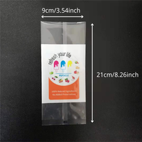 Pochette à fermeture éclair en plastique PVA imprimée sur mesure, soluble dans l'eau, haute qualité, pour l'emballage de crème glacée, de chewing-gum et d'aliments pour animaux de compagnie