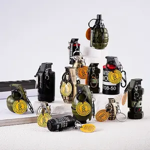 Encendedor de Gas <span class=keywords><strong>Butano</strong></span> con Diseño Creativo de <span class=keywords><strong>Granada</strong></span> y Logotipo de Dragón, Resistente al Viento, con Llama de Chorro, para Exteriores, Llavero, Adorno Personalizado Divertido - Product Image 3