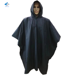 <span class=keywords><strong>Poncho</strong></span> de pluie réutilisable personnalisé pour l'extérieur, léger, pliable, imperméable, en PEVA <span class=keywords><strong>noir</strong></span>, avec <span class=keywords><strong>capuche</strong></span>, pour adultes - Product Image 3