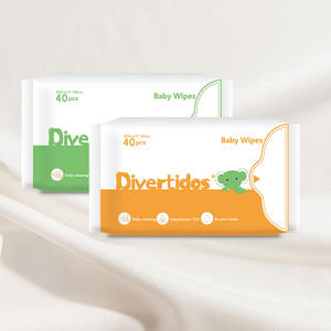 Logo personnalisé de haute qualité bébé nettoyage lingettes humides eau tissu non tissé bébé lingettes emballage personnalisé toallitas humedas - Product Image 1