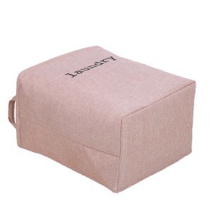 Collapsible Laundry <b>Basket</b> Square Canvas Foldable <b>Storage</b> Bin <b>For</b> Clothes Linen Toys Organizing - Product Image 5