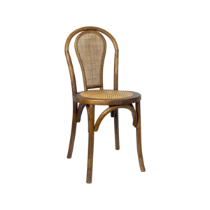 Silla de Ratán Estilo <span class=keywords><strong>Viena</strong></span> DISHI, Estructura de Madera Maciza para Banquetes, Bodas, Restaurantes, Cocina, Muebles de Exterior para el Hogar - Product Image 1