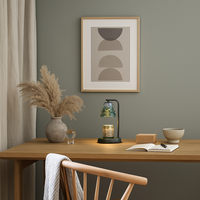 Lampe chauffe-cire électrique en verre à intensité variable avec minuterie pour la décoration intérieure (vente en gros)