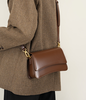 Sac à bandoulière en cuir véritable pour femme, sacoche imperméable avec fermeture éclair et sangle unique pour le quotidien et les voyages