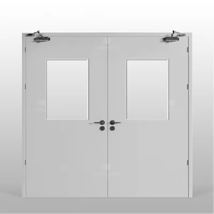 60/120/180 PHÚT thép cháy cửa nhà máy trực tiếp rỗng kim loại cửa với hoảng loạn thiết bị thoát - Product Image 3