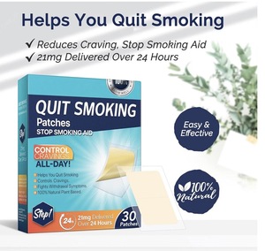 Patchs anti-tabac trois-en-un avec extrait de thé vert pour aider les hommes et les femmes à arrêter de <span class=keywords><strong>fumer</strong></span> - Product Image 2