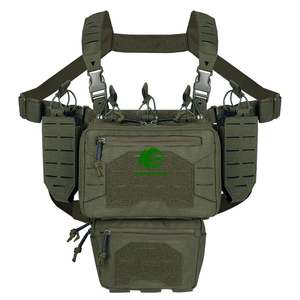 Kango Black Outdoor Gear Duty Equipment <strong>Tactical</strong> Chest Rig <strong>Vest</strong> - Product Image 4