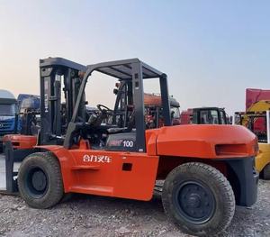 <b>Used</b> Heli Diesel Engine 10 Ton Forklift <b>Pallet</b> Truck Stacker with 1500mm Fork Length - Product Image 6