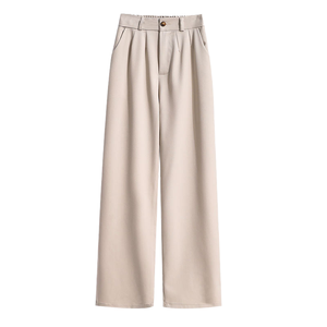 <span class=keywords><strong>Pantaloni</strong></span> Larghi Casual da Donna <span class=keywords><strong>in</strong></span> Lana XL, Modello a Sigaretta a Tre Quarti, Stile Harem <span class=keywords><strong>in</strong></span> Seta con <span class=keywords><strong>Elastico</strong></span> <span class=keywords><strong>in</strong></span> <span class=keywords><strong>Vita</strong></span>, Decorazione per Ufficio, Estivi, Fornitura ODM - Product Image 1