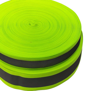 <span class=keywords><strong>Ruban</strong></span> en tissu polyester <span class=keywords><strong>réfléchissant</strong></span> <span class=keywords><strong>jaune</strong></span> vert fluorescent, haute visibilité, imperméable, non <span class=keywords><strong>adhésif</strong></span>, <span class=keywords><strong>ruban</strong></span> de sécurité - Product Image 3