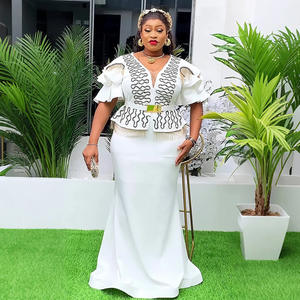 2025 África vestido de fiesta para mujer Kanga ropa de vestidos de fiesta de noche con lentejuelas de talla grande vestido de noche de Navidad - Product Image 2