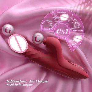 女性用ラビット型挿入バイブレーター、クリトリス刺激器、Gスポット刺激、吸引バイブレーター、大人のおもちゃ、女性とカップル向け - Product Image 2