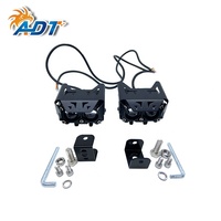 Accessoires d'éclairage automobile ADT S19 40W 4000LM super lumineux, 12V 24V, faisceau haut/bas, double lampe carrée, phare antibrouillard LED pour voiture