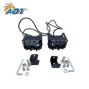 ไฟตัดหมอกรถยนต์ ADT S19 40W 4000LM สว่างพิเศษ อุปกรณ์เสริมไฟรถยนต์ 12V 24V ไฟสูง/ต่ำ แบบสี่เหลี่ยม หลอดไฟคู่ LED - Product Image 5