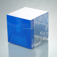 Boîtes d'emballage de qualité alimentaire avec logo personnalisé, petite boîte cadeau en plastique transparent en acétate PET PVC