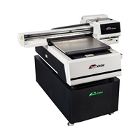 Imprimante UV hybride à plat de haute précision A1 6090 double tête I3200 entièrement automatisée haute vitesse pour papier, verre et bouteilles