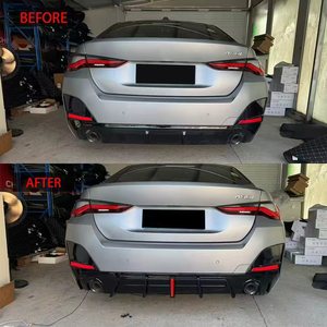 Bmw G26 Rear Bumper Lip Glossy Black Abs Matte Finish For 2020-2025 4 Series 4 Door Mp <b>Model</b> Replacement - Product Image 2