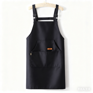 Grembiuli da Cucina Personalizzabili con Logo, Impermeabili, in Cotone e Poliestere, per Uomo e Donna, Colori Nero, Grigio, Verde, Giallo e Multicolore - Product Image 3