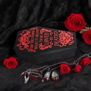 Hexagon Jewelry <b>Box</b> With Red Velvet Lining For Necklace And Earrings Storage Cute Style Valentine'S Day Gift - Product Image 3