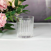 Décoration de mariage en gros, verres à cocktail créatifs pour la maison, rayures verticales, verres à champagne