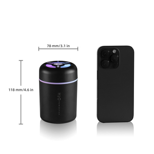 LED Light Electric Car Aroma <strong>Diffuser</strong> Ultrasonic Essential Oil Humidifier for Hotel &amp; Household Plastic Aromatherapy Device - Product Image 4