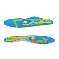 Semelles orthopédiques confortables avec soutien de la voûte plantaire, amorti en EVA, absorption des chocs, stabilisateur de la voûte plantaire en TPU pour usage sportif - OEM disponible