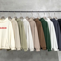 Tailles américaines, échantillon gratuit, sweats à capuche d'hiver personnalisés avec broderie 3D et motifs en relief de dessins animés, survêtements streetwear vierges à blocs de couleur unie