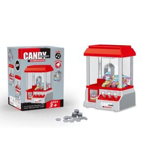 Coin-operated Mini Home Candy Crane <b>Machine</b> Toy Kids Pretend Play With Amusement Function for Ages 3+ - Product Image 1