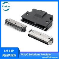Connecteur Mini D à ruban 68 broches MDR mâle à souder, haute densité, pas fin, industriel SCSI pour faisceau de câblage d'encodeur servo