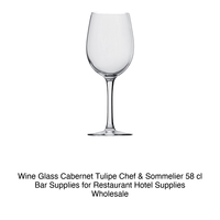 Verre à Cabernet Tulipe 58 cl Chef&Sommeliers H 23 cm Ø 8,5 cm
