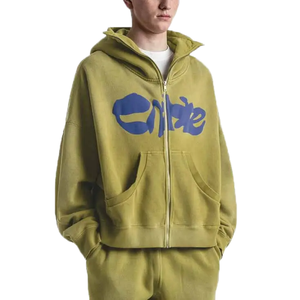 Sudadera con Capucha Personalizada para Hombre, 400 GSM, Algodón Grueso, Estilo Oversize, Fabricante de Ropa Urbana - Product Image 1