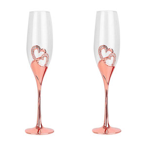 Flûtes à <span class=keywords><strong>champagne</strong></span> Newell en gros, coupe à main, support mural, cristal de luxe, couleur personnalisée, verres à <span class=keywords><strong>champagne</strong></span> pour mariage - Product Image 2